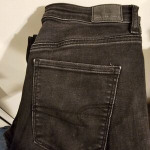 American Eagle Outfitters Men's Dark Gray Jeans